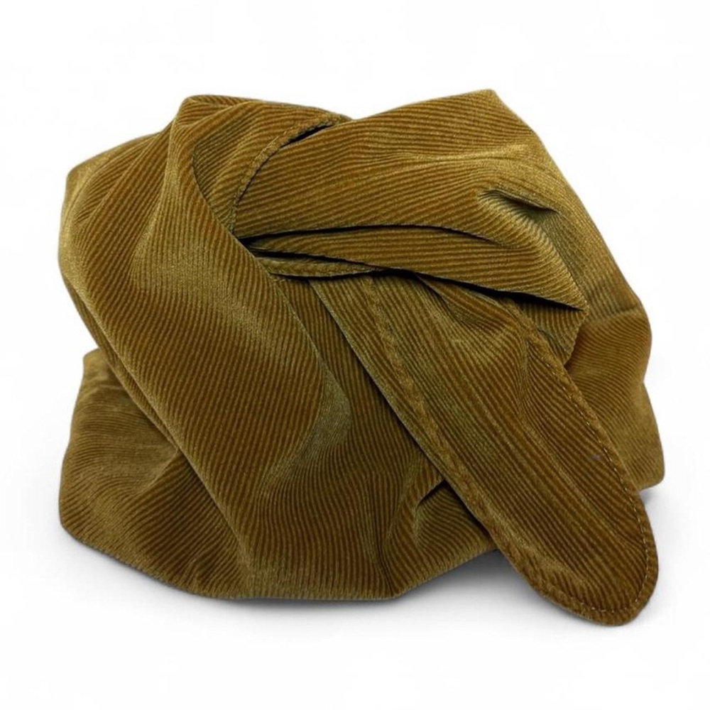 Merit Signature Baguette Bag in brown corduroy